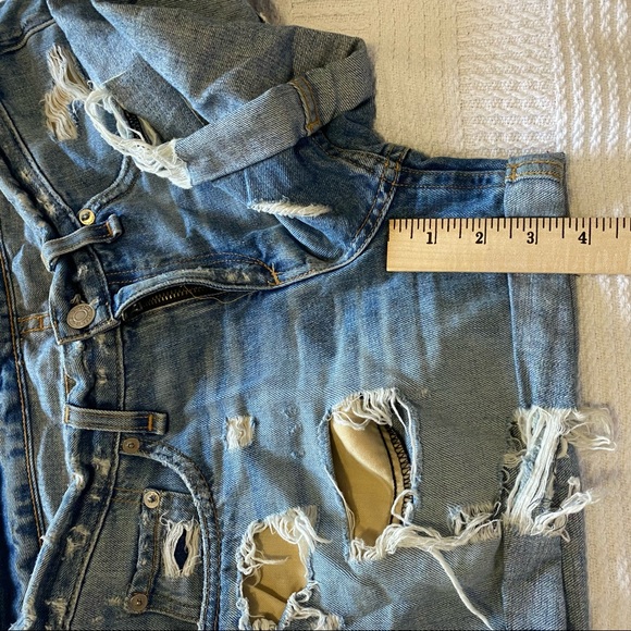 Rag & Bone Distress Women Jean Shorts Size 26 - Picture 5 of 8